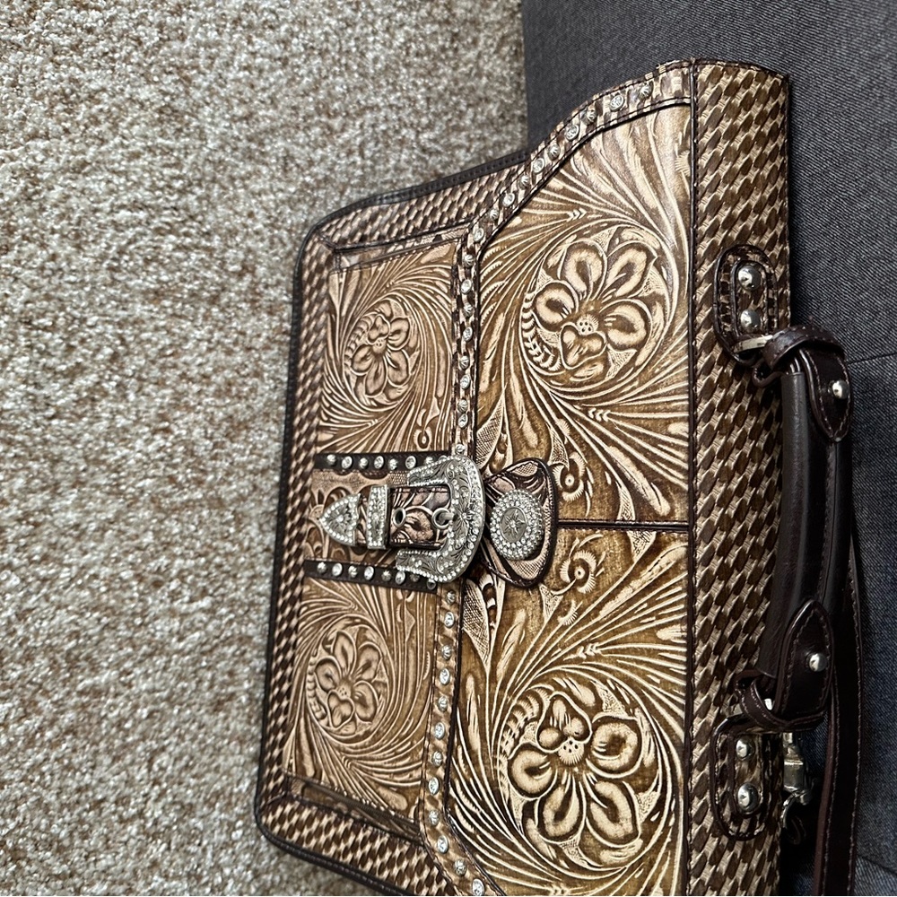 Western Flare Ladies Briefcase / or large handbag …
